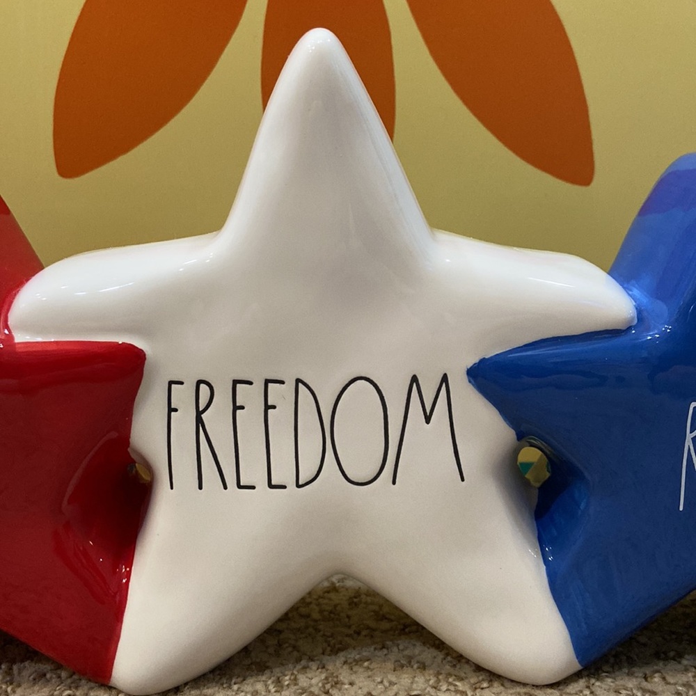 Rae Dunn LET FREEDOM RING Stars - Picture 3 of 7